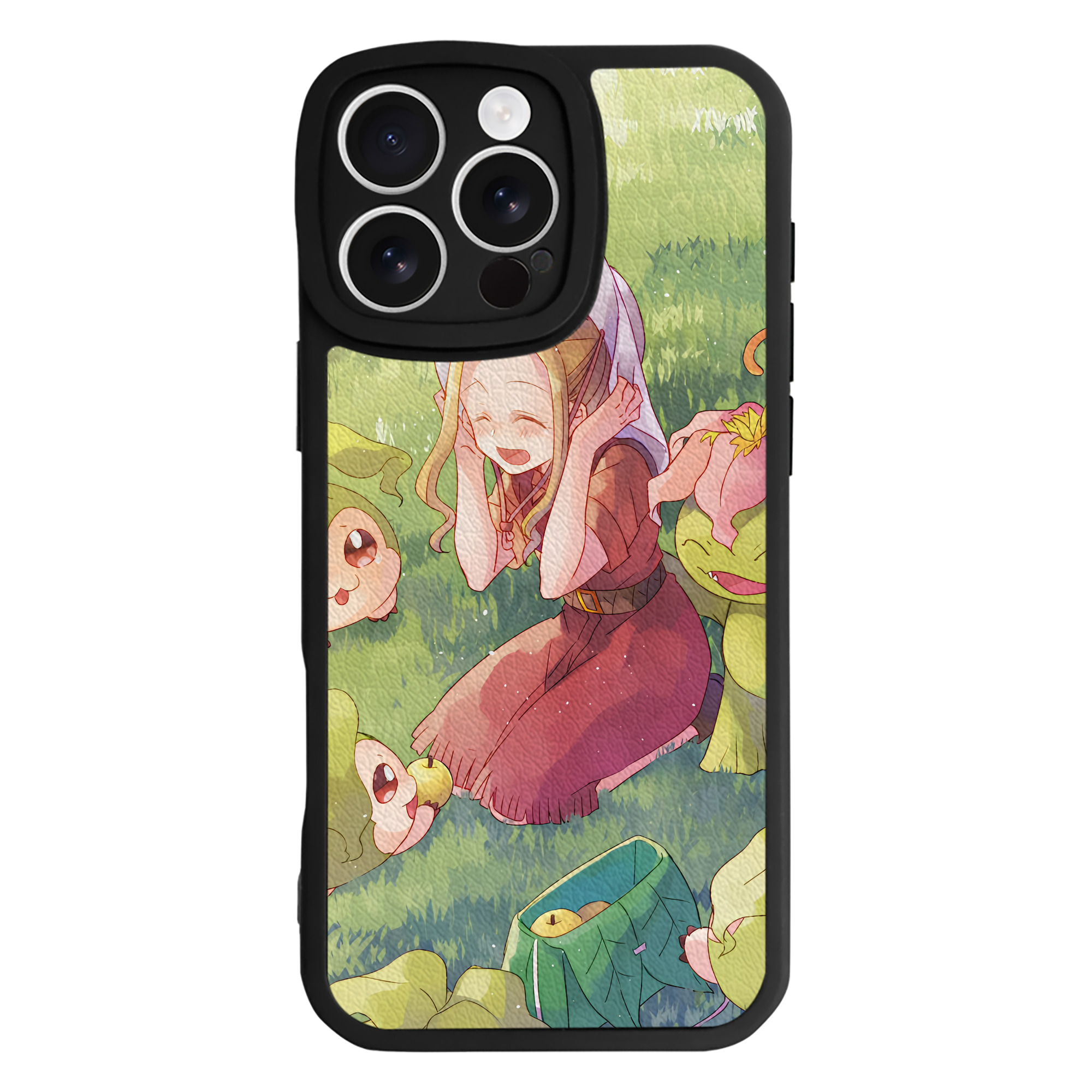 （画像用） Digimon デジタルモンスター/デジモン 【iPhone 16シリーズ対応】シリコンスマホケース（レザー調） 材質：シリコン